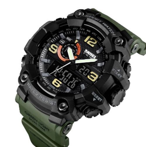 Годинник наручний 1520AG SKMEI, ARMY GREEN (9762)