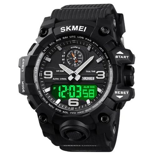 Годинник наручний 1586BK SKMEI, BLACK (9768)