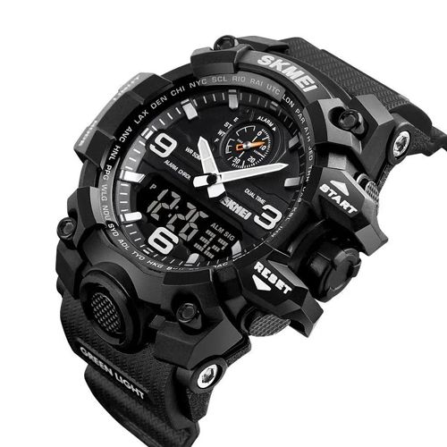 Годинник наручний 1586BK SKMEI, BLACK (9768)