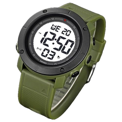 Годинник наручний 2122AGWT SKMEI, ARMY GREEN-WHITE (9787)