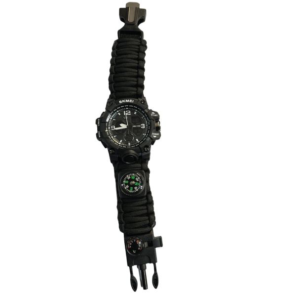 Часы наручные 1155BKBK SKMEI PARACORD, BLACK(10459)
