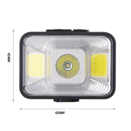 Ліхтарик налобний Police YD-21-XPE+2COB, microUSB