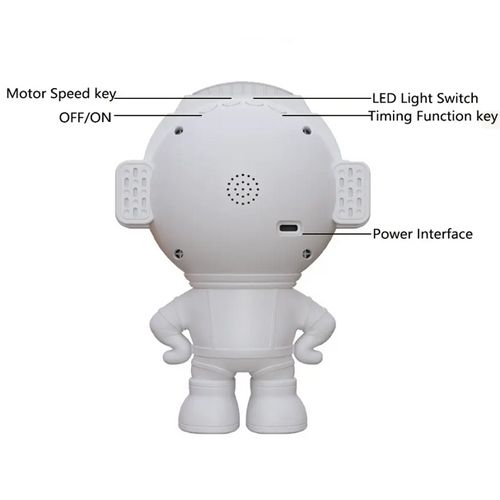 Зоряний 3D проектор MGY-142 Astronaut, Bluetooth, Speaker