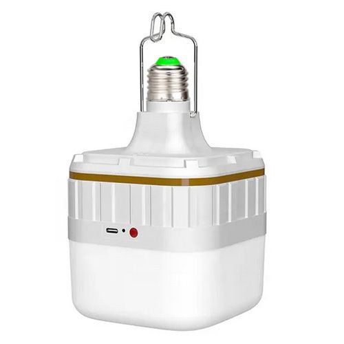 Светодиодная LED лампочка с аккумулятором FA-7936, 30W, E27, 2x18650/3×ААА, крюк, ЗУ Type-C