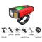 Велозвонок +  компьютер + фара AS0808-XPG+2LED