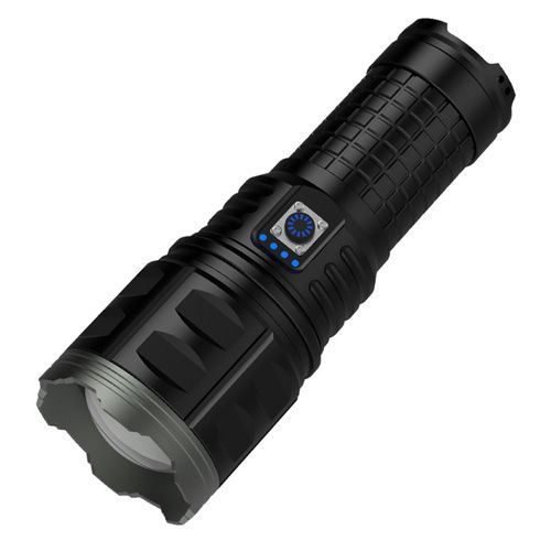 Ліхтар AK138 WHITE LASER LED PM60-TG, 4х18650, power bank, індикація заряду, ЗУ Type-C, zoom