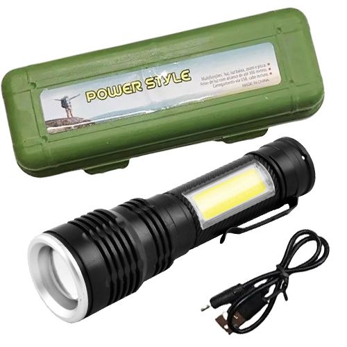 Ліхтарик кишиньковий BL-T630S-XPE+COB, Li-Ion акумулятор