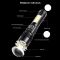 Фонарь COB18-WHITE LASER LED PM10-TG+COB, 1x18650, power bank, магнит, ЗУ Type-C