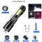 Фонарь COB18-WHITE LASER LED PM10-TG+COB, 1x18650, power bank, магнит, ЗУ Type-C