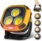 Кемпинговый фонарь W891-1-3COB (White+Yellow) + 5SMD (Red), Power Bank, 2×18650, Type-C, магнит, крюк