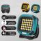 Фонарь кемпинговый W893-1-30COB (White+Yellow) + 5SMD (Red), Power Bank, 2×18650, Type-C, магнит, крюк