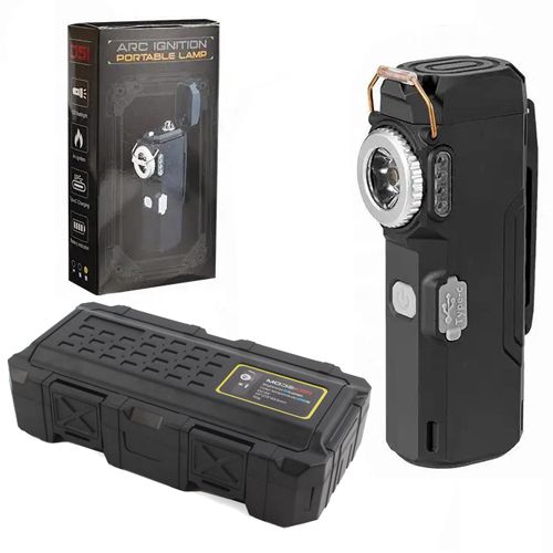 Ліхтарик-запальничка Police D51-COB, Li-Ion акум., індикація заряду, ЗУ Type-C, Box