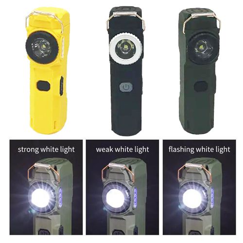 Фонарь MULTIFUNCTIONAL D51-COB, Li-Ion аккум., индикация заряда, зажигалка, ЗУ Type-C, Box