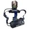 Фонарь налобный A49-TG, Power Bank, 3x18650, ЗП Type-C, zoom, Box