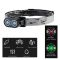 Фонарь налобный Police A57-2COB (white+red), Motion Sensor, Li-Ion аккум., ЗУ Type-C