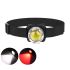 Фонарь налобный BL-F006-COB(White+Red), ЗУ Type-C