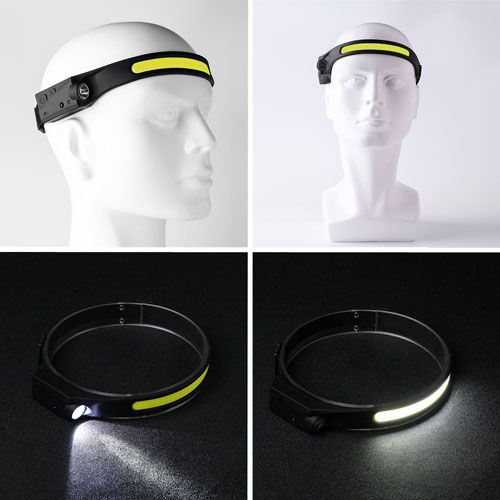 Налобний ліхтар Police BL-G28 XPE+COB USB
