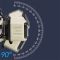 Фонарь налобный Police HX-816-2COB(white+red), Waterproof, 1x18650, ЗУ Type-C