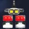 Ліхтарик на чоло HX-816-2COB(white+red), Waterproof, 1x18650, ЗУ Type-C