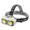 Фонарь налобный Police HX-816-2COB(white+red), Waterproof, 1x18650, ЗУ Type-C