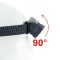 Фонарь налобный K372-2COB(white+red), Motion Sensor, Li-Ion аккум., индикация заряда, ЗУ Type-C