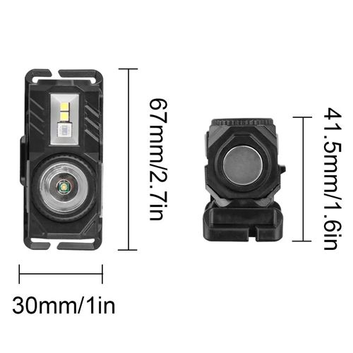 Фонарь налобный T131-XPE+3SMD(red+green+blue+UV), Motion Sensor, Li-Ion аккум, магнит, клипса, ЗУ Type-C, Box
