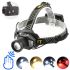 Ліхтар налобний T503A-2TG(white+yellow)+SMD(white+red), Motion Sensor
