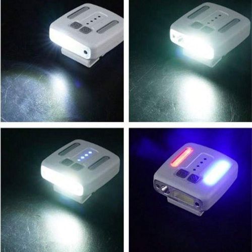 Фонарь налобный W6129-XPE+COB(RGB), Motion Sensor, Li-Ion аккум., индикация заряда, клипса, ЗУ Type-C, чехол