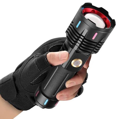 Фонарь NIGHT VISION FLUORESCENCE G25 WHITE LASER LED PM30-TG, 1х26650/3xAAA, Power Bank, ЗУ Type-C, Zoom