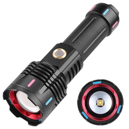 Фонарь NIGHT VISION FLUORESCENCE G25 WHITE LASER LED PM30-TG, 1х26650/3xAAA, Power Bank, ЗУ Type-C, Zoom