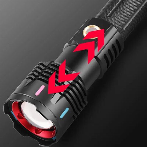Фонарь NIGHT VISION FLUORESCENCE G25 WHITE LASER LED PM30-TG, 1х26650/3xAAA, Power Bank, ЗУ Type-C, Zoom