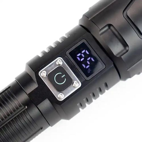 Ліхтарик ручний PLD-2301 WHITE LASER LED PM30-TG, 1х26650, Power bank, Waterproof, індикація заряду, ЗУ Type-C
