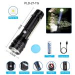Ліхтар PLD-P27 WHITE LASER LED PM10-TG+COB