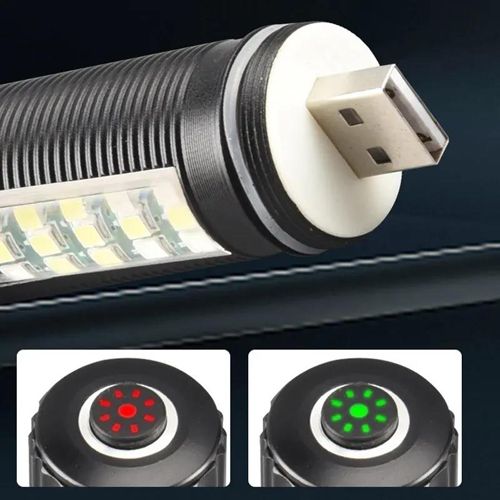 Ліхтарик Г-образний SY-2209-Р50+18SMD(RGB), Li-Ion акум., ЗУ USB, zoom