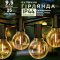 Уличная ретро-гирлянда 25 LED ламп, 9,5 м (от сети)