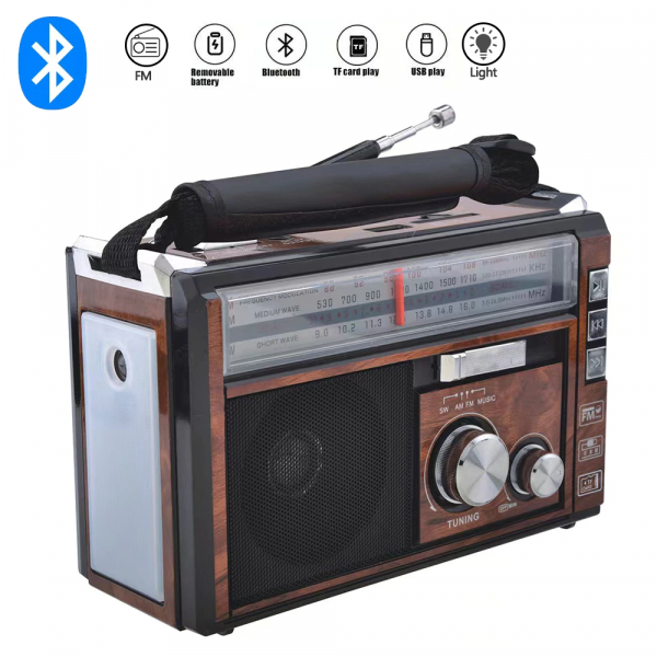 Радиоприёмник колонка с радио Golon RX-381 FM USB MicroSD