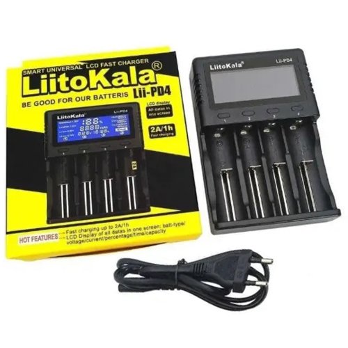 Зарядний пристрій LiitoKala Lii-PD4, 2xАА/ ААА/18650/ 26650/ 21700