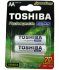 Батарейка акумулятор TOSHIBA HR6/АА 2600 mAh (2 шт/уп)