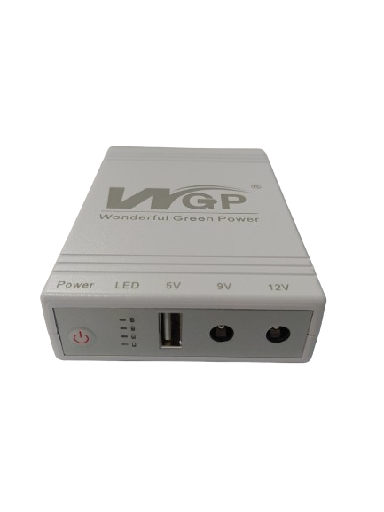 WGP Mini UPS –  повербанк для роутера (5V+9V+12V), 10400mAh