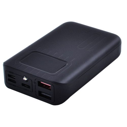 Power Bank JS-10X 3600mAh цифровой дисплей, фонарик