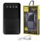 Power Bank JS-191 SMART CHARGE 10000mAh 2USB(1A+2A), цифровой дисплей с подсветкой