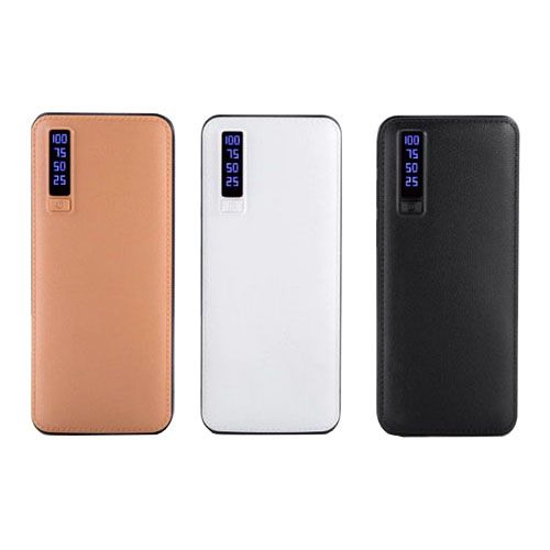 Power Bank JS-88 UNIVERSAL 8000mAh 3USB(1A+2A+3A), цифровой индикатор заряда, фонарик