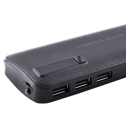 Power Bank JS-88 UNIVERSAL 8000mAh 3USB(1A+2A+3A), цифровой индикатор заряда, фонарик