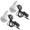 Ліхтар переносний  1902 T, 5W+22SMD, 2 лампы 3W, power bank, сонячна панель (Yajia)