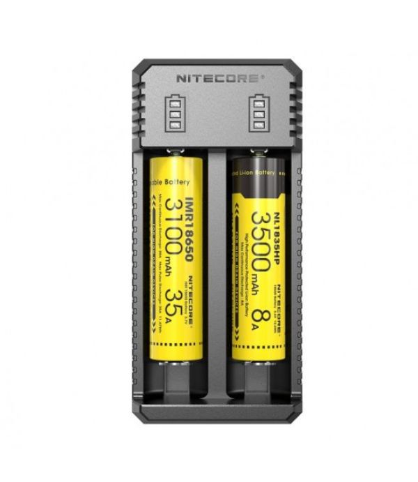 Зарядное устройство Nitecore UI2 на 2 Li-ion аккумулятора 18650, 21700, 18500, 14500, 26650