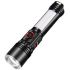 Фонарик NVF PLD-2307 WHITE LASER LED PM10-TG+COB(red+blue+yellow), Motion Sensor Li-Ion аккум., power bank, ЗУ Type-C, zoom, Box