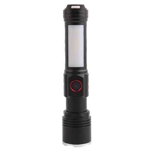 Фонарик NVF PLD-2307 WHITE LASER LED PM10-TG+COB(red+blue+yellow), Motion Sensor Li-Ion аккум., power bank, ЗУ Type-C, zoom, Box