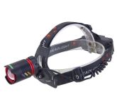 Фонарь налобный NIGHT VISION FLUORESCENCE CT012-2R-TG, 2x18650, ЗУ Type-C, zoom, Box