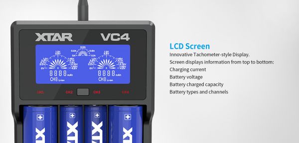 Зарядное устройство XTAR VC4