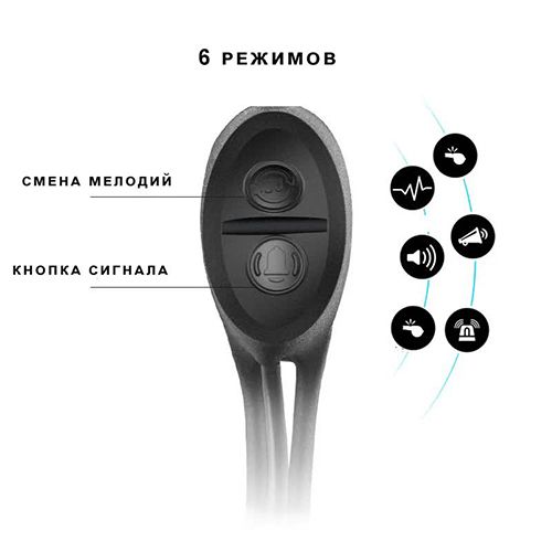 Велосипедный звонок + компьютер + велофара XA-585-T6+2LED